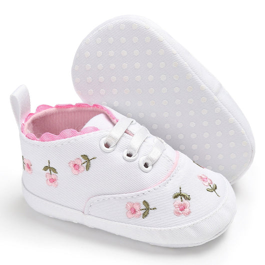 Zapatillas de Lona Bordadas para Bebé - Preandadores Niños y Niñas 0-18 Meses - Image 7