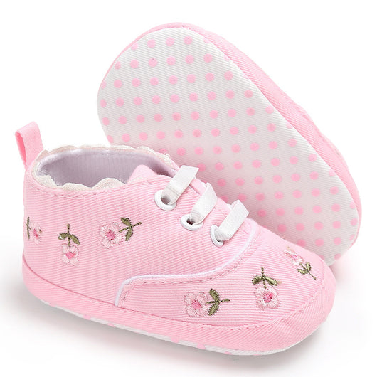 Zapatillas de Lona Bordadas para Bebé - Preandadores Niños y Niñas 0-18 Meses - Image 6