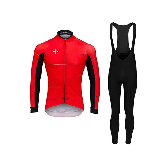 Traje de Ciclismo Invierno en Lana - Chaqueta Térmica para Bicicleta