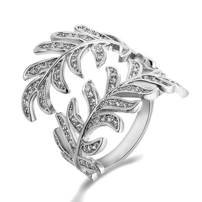 Anillos de Plata 'Hoja de Mimosa' - Image 7