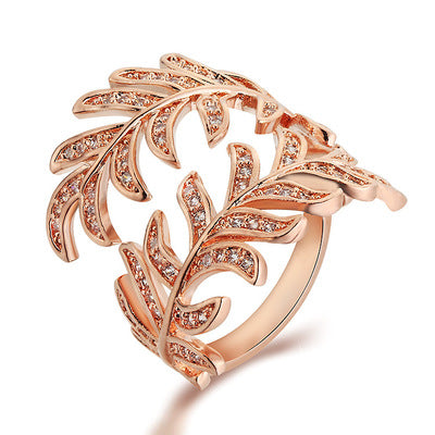 Anillos de Plata 'Hoja de Mimosa'
