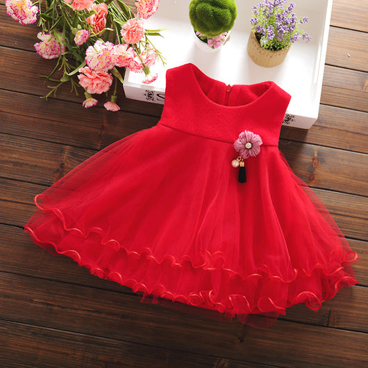 Vestido Chaleco para Niña Otoño 2021 - Malla y Lana - Image 2