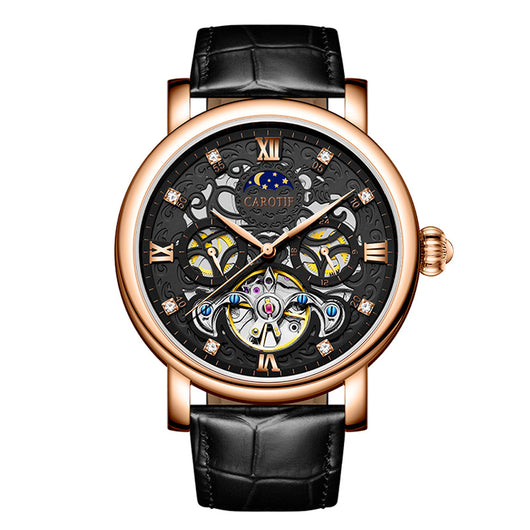 Reloj de Cuero Impermeable con Esfera Luminosa para Hombre - Image 4