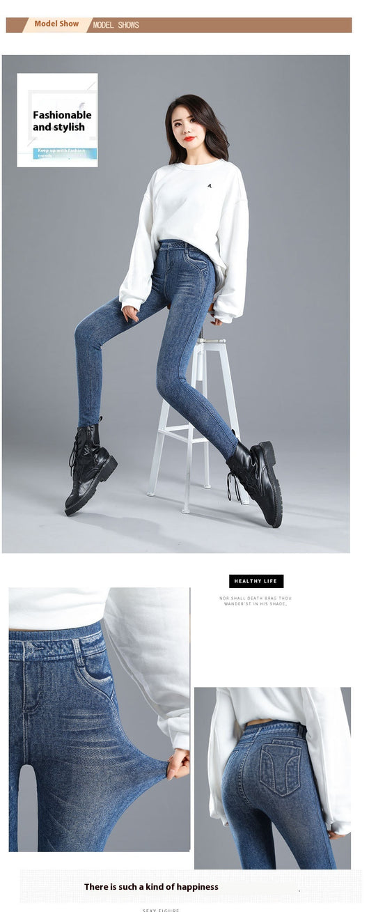 Leggings Ajustados de Talle Alto para Mujer con Corte Pencil Oversized - Image 9