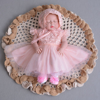 Vestido Princesa de Verano para Bebé - Malla Transpirable y Encaje Ligero - Image 5