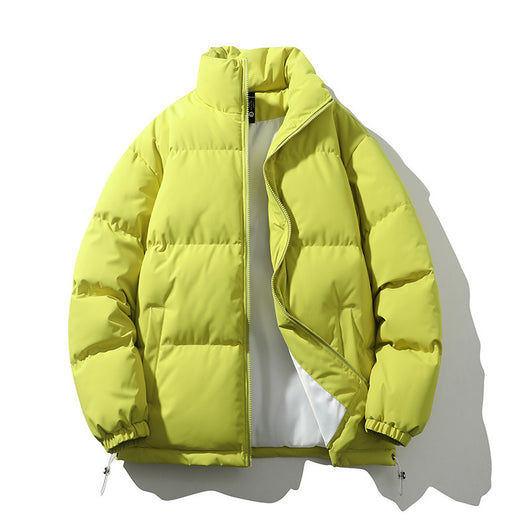 Chaqueta Acolchada de Plumas para Hombre con Cuello Alto - Image 8