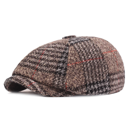 Boina Cuadrille Gruesa para Hombre Otoño e Invierno - Image 15