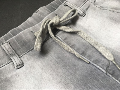 Pantalones Deportivos Elásticos Grises Talla Grande para Mujer - Image 2