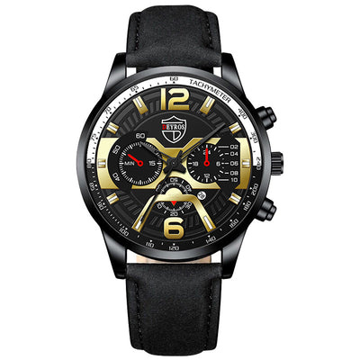 Reloj de Negocios DEYROS para Hombre con Calendario y Movimiento de Cuarzo - Image 5