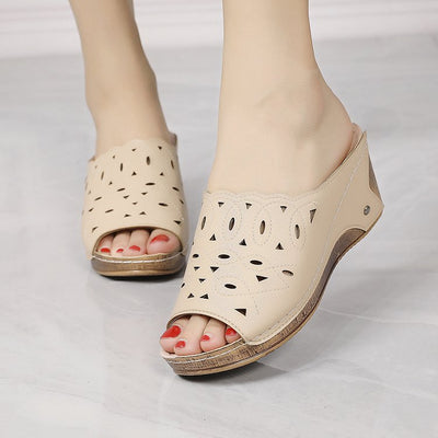 Sandalia Cuña Slip-On con Punta Abierta para Mujer - Image 31