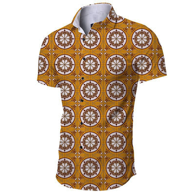 Camisa Estampada con Solapa para Hombre - Image 10
