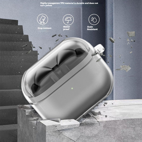 Funda Protectora Transparente para Auriculares con Hebilla de Montaña