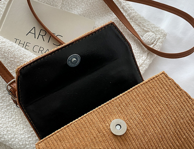 Bolso Bandolera Asimétrico con Patrón de Piedra para Mujer - Image 11