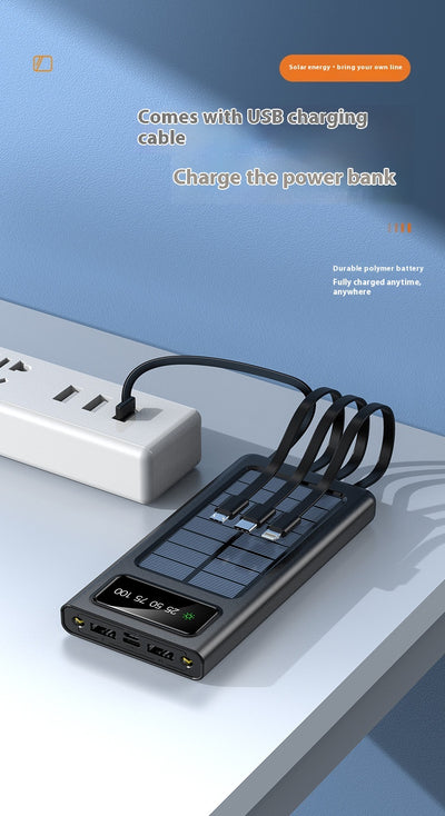 Batería Solar Portátil de 4 Cables para Teléfonos Móviles - Image 18