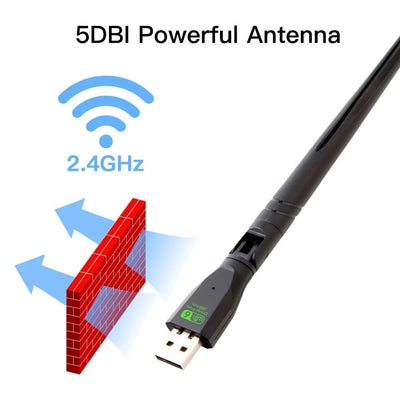 Adaptador WiFi 6 de Alta Velocidad con Transmisor-Receptor Inalámbrico - Image 4