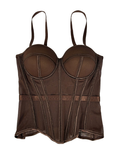 Corsé Reductor de Malla Estilo Europeo - Camiseta Ajustadora de Cintura - Image 18