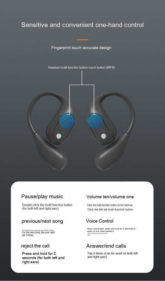 Auriculares de Conducción Ósea Bluetooth Abiertos - Image 16