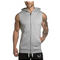 Cardigan Hoodie Deportivo con Encaje para Hombre