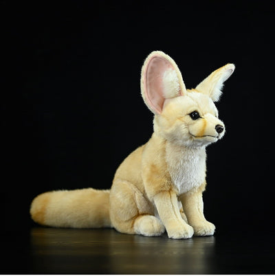 Peluche Zorro de Orejas Grandes - Juguete Realista de Felpa Suave