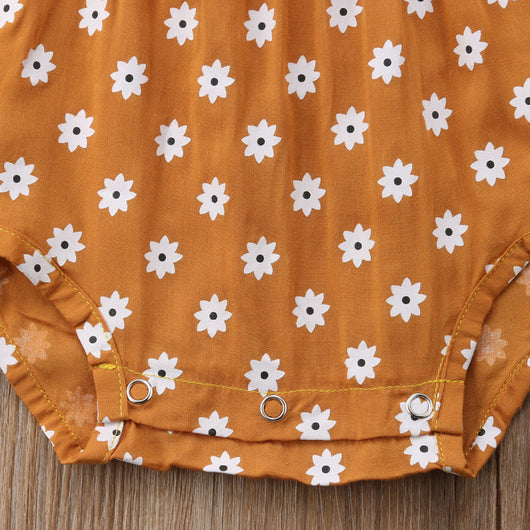 Enterizo Floral para Bebé Niña con Lazo y Lunares - Traje de Baño Verano - Image 3