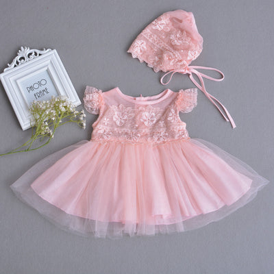 Vestido Princesa de Verano para Bebé - Malla Transpirable y Encaje Ligero - Image 3