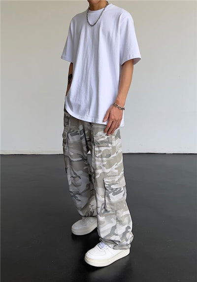 Pantalones Slim Drapeado de Corte Recto Estilo Urbano - Image 22