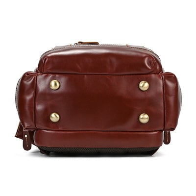 Mochila Ejecutiva de Cuero Genuino Retro - Capacidad Grande para Laptop 15 pulgadas - Image 34