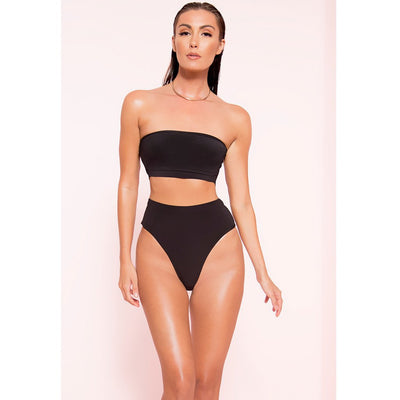 Bikini Tubo Dos Piezas con Escote Envolvente - Image 18