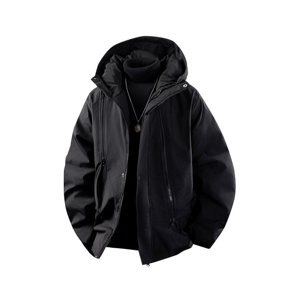 Abrigo de Algodón Grueso para Hombre Resistente al Viento - Image 3