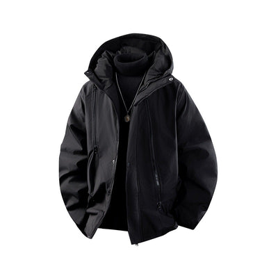 Abrigo de Algodón Grueso para Hombre Resistente al Viento - Image 3