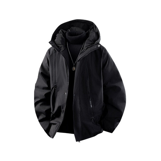 Abrigo de Algodón Grueso para Hombre Resistente al Viento - Image 3