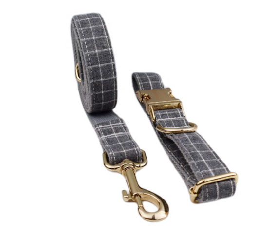 Collar de Mascota en Terciopelo con Cuerda de Tracción - Image 17