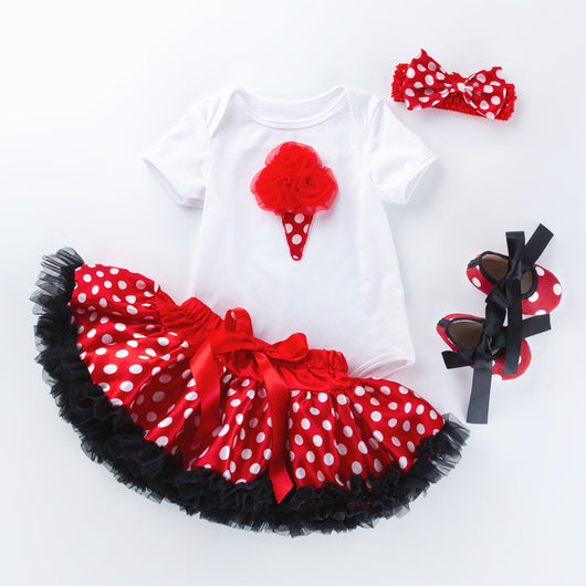 Conjunto Falda Tutú para Niñas - Algodón Premium de Manga Corta - Image 14