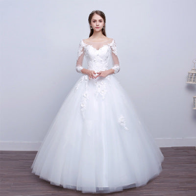 Vestido de Novia Slim con Hombros Descubiertos - Diseño Elegante y Moderno