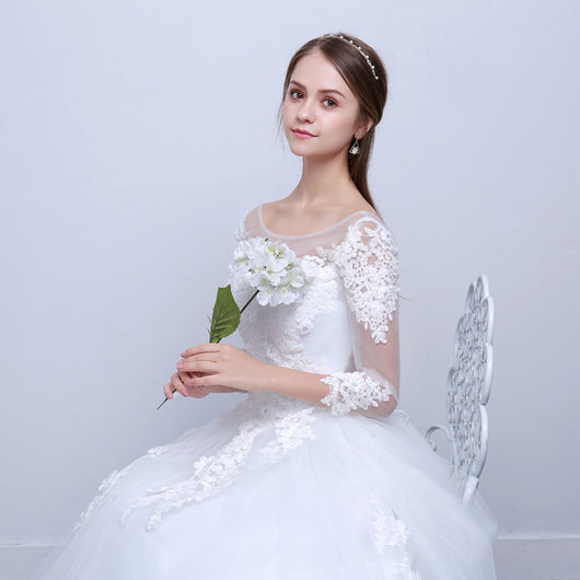 Vestido de Novia Slim con Hombros Descubiertos - Diseño Elegante y Moderno - Image 7