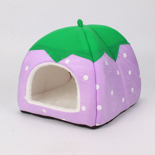 Nido Acogedor de Fresa para Gatos - Image 3