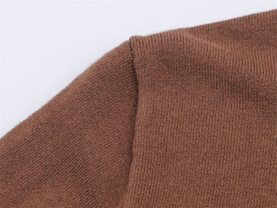 Cardigan Elegante de Cuello Redondo y Manga Larga con Detalles de Joyería - Image 17