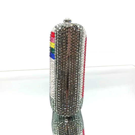 Bolso de Noche Clutch Cassette con Cristales para Mujer - Image 2