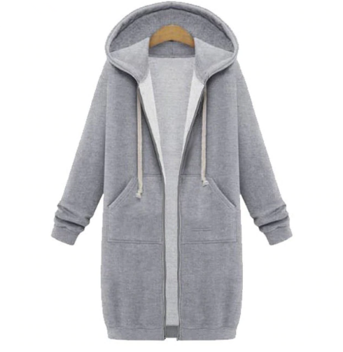 Abrigo Sudadera Térmica con Capucha para Mujer - Tela Gruesa de Invierno - Image 10