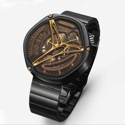 Reloj de Lujo para Hombre con Diseño Calado Alien - Image 4