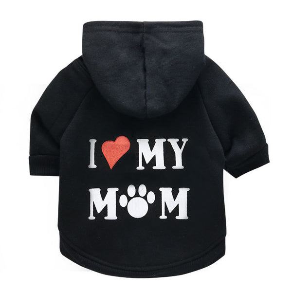 Suéter Polar Estampado para Perros - Abrigo Cómodo Mamá Pet