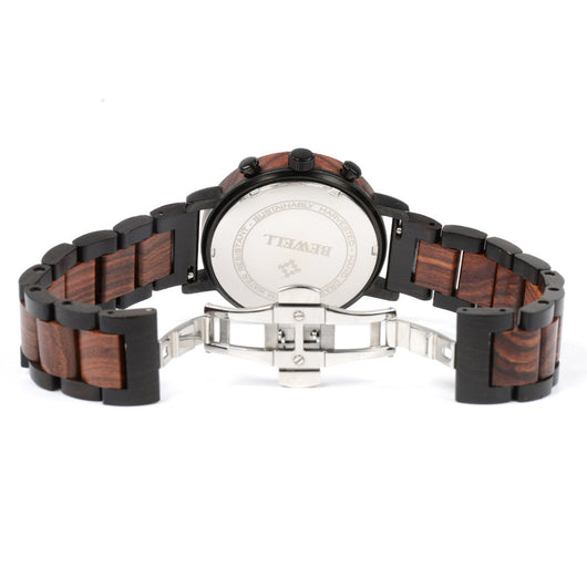 Reloj de Madera para Hombre con Seis Agujas Multifuncional - Image 8