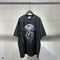 Playera Hip Hop Calavera Negra de Alto Impacto para Hombre