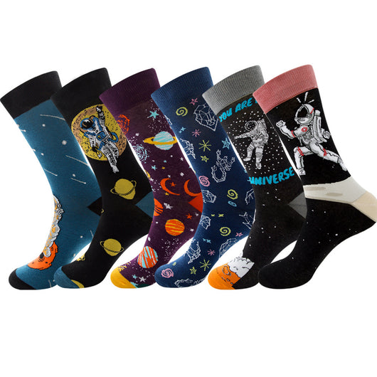 Calcetines Estampado Constelaciones Planeta - Diseño Cómico Unisex - Image 10