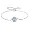 Pulsera de Circonia Cúbica Redonda Minimalista