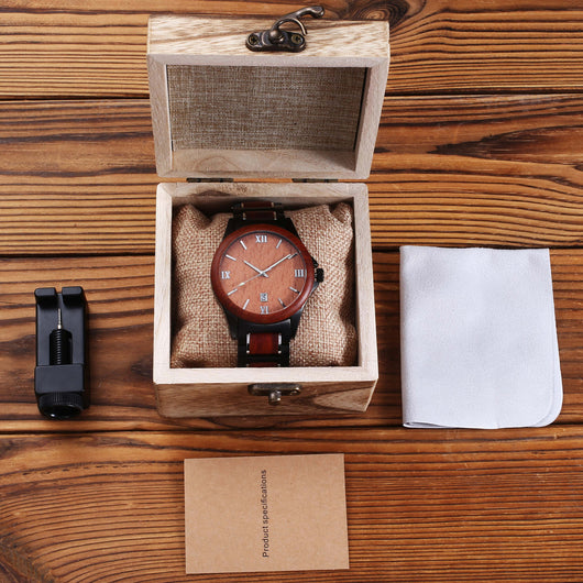 Reloj de Cuarzo para Hombre con Sándalo Negro - Image 24
