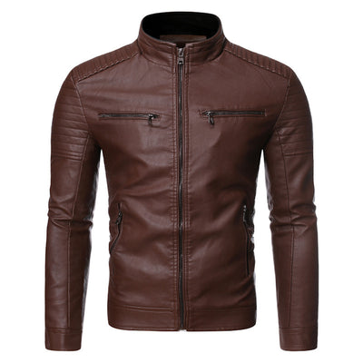 Chaqueta de Cuero para Motocicleta Talla Grande - Image 5