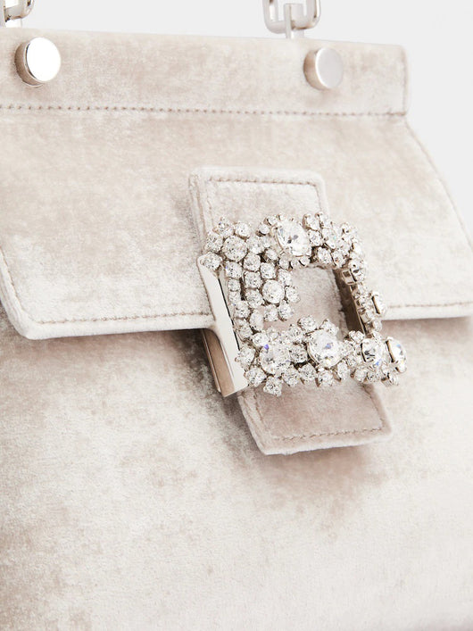 Bolso Tote Elegante con Flores de Diamantes y Cristales - Image 13