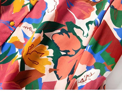 Blusa de Seda con Estampado Floral Elegante - Image 10