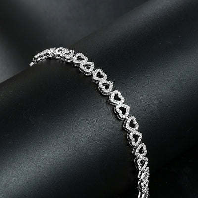 Pulsera de Diamantes para Niña con Corazón Completo de Brillantes - Image 13